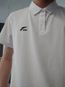 安踏polo衫男短袖男士t恤衣服夏季運動服飾戶外冰絲速干上衣休閑男裝 標準白 L (175) 適合120-140斤 曬單實拍圖