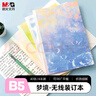 晨光（M&G）文具b5筆記本本子高顏值學(xué)生無(wú)線(xiàn)裝訂軟抄錯題記事本學(xué)習用品4本夢(mèng)境APNBG064開(kāi)學(xué)必備 曬單實(shí)拍圖