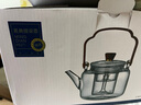 憶壺茶（YIHUTEA）泡茶壺高硼硅玻璃茶壺功夫茶壺家用電陶爐煮茶壺茶水分離茶具玻璃 【蒸煮雙內(nèi)膽】1000ML透明提梁壺 曬單實拍圖