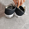 匡威（Converse）經(jīng)典帆布鞋男 AllSTAR 透氣休閑鞋子 黑色運(yùn)動(dòng)板鞋女 101001 36 曬單實(shí)拍圖
