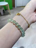 冰種葡萄石嫩綠手鏈清透翠綠水晶手串收藏級轉運珠禮物送女友閨蜜 【幸運之石】珠徑8mm（收藏級） 16cm 曬單實(shí)拍圖