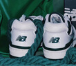 NEW BALANCE  NB550 官方板鞋男鞋女鞋情侶復古低幫百搭潮鞋休閑運動鞋 白色/淺灰/墨綠 BB550WT1 43 (腳長27.5cm) 曬單實拍圖