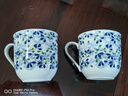 陶趣居日本進(jìn)口小藍芽陶瓷茶杯水杯和風(fēng)手握杯壽司餐廳日式湯吞杯子釉下 有柄茶杯 單個(gè) 曬單實(shí)拍圖