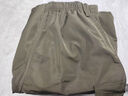 嫻槐休閑短褲夏薄款七分褲中男士工裝中褲寬松爸爸裝松緊大褲衩外穿 七分褲軍綠(系皮帶扣) 3XL 建議(150-170斤) 曬單實(shí)拍圖