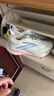 布魯克斯（BROOKS）Glycerin 甘油22女子舒適緩震跑鞋 白/帽貝藍/鮮藍 39 曬單實(shí)拍圖
