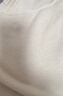 UIOJD加絨毛衣女加厚2025秋冬新款修身顯瘦半高領(lǐng)保暖上衣打底針織衫 白色[加厚一體絨] XL  建議(120-135斤) 曬單實(shí)拍圖