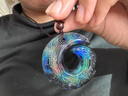 QMXD時來好運感溫變色項鏈男士可隨體溫變化琉璃項鏈吊墜男女款吊墜飾 變色時來運轉(zhuǎn)+祥云繩 曬單實拍圖