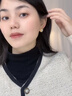 MITHAOL KUSC中古拉絲拉菲草耳釘女 輕奢高級(jí)感編織方格耳飾銀鍍18K金鑲鋯石 拉菲草耳釘【專柜禮盒裝】 【送禮更顯愛意】 曬單實(shí)拍圖