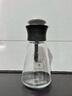 CAMUZ自動(dòng)開(kāi)合玻璃油壺 廚房油瓶家用醬油壺調味瓶 大號黑色 曬單實(shí)拍圖
