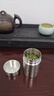 容山堂錫罐小號(hào)純錫茶葉罐便攜旅行儲(chǔ)茶罐高檔大號(hào)茶葉密封罐儲(chǔ)存罐茶桶 手工錘目純錫罐-迷你款 曬單實(shí)拍圖
