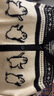 UR冬季新款女裝都市學(xué)院風(fēng)趣味圖案針織開衫UYU940033 米白 XL 曬單實拍圖