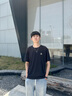 NEPA耐葩25年新品男士夏季戶外透氣運動短袖圓領(lǐng)T恤7L35325 黑色C01 XL 185/100A（110） 曬單實拍圖