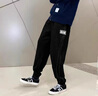 啄木鳥(niǎo)大碼運動(dòng)褲男春秋季新款休閑衛褲男戶(hù)外運動(dòng)服飾寬松束腳長(cháng)褲 2221灰色不加絨 XL （建議125-145斤） 曬單實(shí)拍圖