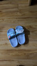 細細條（XIXITIAO）長(cháng)耳狗拖鞋女夏日居家浴室兩用防滑軟底舒適涼拖 藍色36-37碼 曬單實(shí)拍圖