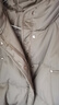 三彩冬款短款羽絨服白鴨絨面包服寬松立領(lǐng)保暖休閑女 卡其色 M 160/84A 曬單實(shí)拍圖