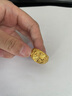 奢名紀金包銀戒指黃金徽章克羅心男士大版戒子板戒送爸爸生日禮物父親節(jié) 包金2.2克金包銀羅心戒指 曬單實拍圖