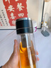 OQB德國水杯2025新款男士玻璃杯一鍵開蓋車載保溫杯防摔雙層茶水分離 銀離子車載雙層高端銀 500ml 曬單實拍圖