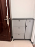 家用超薄翻斗鞋柜門(mén)口入戶(hù)柜收納柜一體靠墻玄關(guān)柜儲物柜2026新款 輕奢灰 80長(cháng)17厚118高【4門(mén)】 自行安裝 曬單實(shí)拍圖
