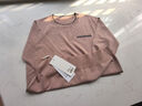 恒源祥高檔冰絲中袖T恤女夏季薄款七分袖上衣寬松大碼休閑洋氣減齡上衣 奶咖色 XL 曬單實(shí)拍圖
