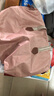 美克杰牛津布收納袋被子防水防潮行李袋大容量搬家袋棉被子幼兒園打包袋 方塊之約閃粉色-【款】加厚 小號58x45cm(裝床品4件套) 曬單實(shí)拍圖