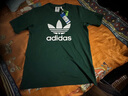 阿迪達斯 （adidas）短袖T恤男士2025夏季新款運動服三葉草針織透氣寬松上衣半袖 純棉IR7976綠色 亞洲尺碼 S 推薦130-150斤 曬單實拍圖