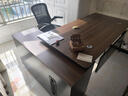 果蒙老板桌辦公桌椅組合簡(jiǎn)約現代總裁桌主管桌大班臺辦公室家具經(jīng)理桌 【灰橡木】120*60cm+柜門(mén)款側柜 曬單實(shí)拍圖