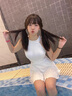 羽雅曼泳衣女士泡溫泉2025新款高級感遮肉顯瘦性感保守連體裙式沙灘泳裝 白色連體泳衣 均碼 【80-120斤】 曬單實(shí)拍圖