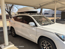 汽車車載車頂行李箱大容量 suv車頂箱 通用旅行箱行李架 650L白色雙開+高速靜音專用橫桿 免打孔 曬單實拍圖