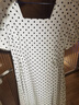 FSHE氣質(zhì)白色波點(diǎn)法式連衣裙子2025年新款女裝夏季小個(gè)子梨形身材長(zhǎng)裙 圖片色【多巴胺掐腰裙/開(kāi)春氣質(zhì) L 55/60kg 曬單實(shí)拍圖
