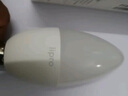 lipro led燈泡護眼 E14水晶燈泡吊燈壁燈小螺口蠟燭泡螺旋尖泡燭形燈泡 E14尖泡-4.5W暖白【5只裝】 曬單實拍圖