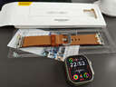 驍康【美國Genokx】適用AppleWatch Ultra2新款瘋馬皮表帶精鋼連接器真皮表帶iwatchs10蘋果9代手表帶 【鈦色扣棕色】精制瘋馬皮 | 金屬連接器 【49/46/45/44mm】 曬單實(shí)拍圖