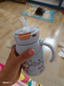 天喜（TIANXI）嬰兒保溫杯外出寶寶兒童吸管水杯幼兒園一歲以上喝水奶瓶學(xué)飲杯子 藍色鱷魚(yú) 400ml 曬單實(shí)拍圖