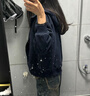 愛(ài)麥依短款外套女夏新款薄款衛(wèi)衣開(kāi)衫連帽上衣休閑韓系慵懶風(fēng)小個(gè)子衫 藏藍(lán)色(短外套春秋) 薄款 M 90-100斤 曬單實(shí)拍圖