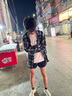 CLOR格子長(zhǎng)袖襯衫男士春秋季潮流ins寬松休閑襯衣外套 CLCX04黑色 L  曬單實(shí)拍圖