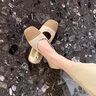 BM INS【3萬(wàn)+人加購(gòu)】真軟皮淺口百搭平底單鞋女夏季豆豆鞋2025新款 杏色 38 240mm 曬單實(shí)拍圖