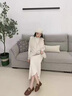 凱利 蕾莉（KELLY REILL）品牌英倫風(fēng)透氣樂(lè )福鞋女2025秋季新款平底復古單鞋女一腳蹬小皮鞋 奶茶棕 220mm 34 曬單實(shí)拍圖