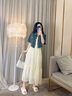 妃莉杋（FeiLiFan）牛仔吊帶連衣裙子女2025年夏季搭配一整套韓系穿搭氣質顯瘦兩件套 牛仔外套+吊帶裙 M 曬單實拍圖