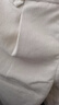 百圖betu女裝秋冬新款休閑褲燈芯絨哈倫褲高腰休閑褲女2310T85 米白 XS 曬單實拍圖