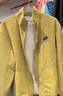 耐克(NIKE)男冬季立領(lǐng)夾克 加絨保暖 毛絨 休閑運(yùn)動(dòng) FB8387-720黃色L 曬單實(shí)拍圖