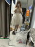 閃動少女花神芙洛拉 lolita裙 刺繡夏季洛麗塔花嫁裙華麗甜美JSK蘿莉塔LO jsk+肩帶+蝴蝶結(jié)+花丸罩紗+項鏈 S 曬單實拍圖