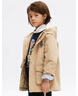 Teenie Weenie Kids小熊童裝春秋款男女童休閑連帽立領(lǐng)三防棉服外套 米色 160 cm 曬單實(shí)拍圖