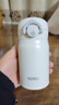 膳魔師（THERMOS）2023日本膳魔師保溫杯男女便攜不銹鋼超輕可愛迷你水杯子250毫升 白色250m 曬單實拍圖