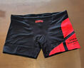 阿瑞娜（arena）男士款競技專(zhuān)業(yè)運動(dòng)平角泳褲舒適游泳褲沙灘短褲保守 紅色 2XL 曬單實(shí)拍圖