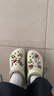 卡駱馳（crocs）洞洞鞋女 經(jīng)典泡芙Clog時(shí)尚舒適透氣運動(dòng)休閑鞋 207521-2Y2 M4W6 曬單實(shí)拍圖