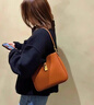 CITICITY輕奢侈品牌包包女包高檔單肩包女士2025新款通勤腋下包七夕禮物 金棕 曬單實拍圖