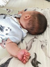 OAK FAMILY嬰兒短袖連體衣夏季莫代爾連體衣新生男女寶寶衣服爬服 胖達熊 66cm （推薦3~6個月） 曬單實拍圖