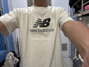 NEW BALANCE短袖男 25夏季新款運(yùn)動(dòng)服裝純棉透氣圓領(lǐng)打底衫休閑半袖上衣T恤男 白色-SST/純棉親膚 L /175 曬單實(shí)拍圖