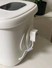 美的（Midea）泡腳桶足浴盆電動泡腳盆加熱全自動按摩洗腳盆智能恒溫過膝療家用 母親節(jié)禮物實用送媽媽婆婆長輩 官方熱賣款-38.4cm高桶深-ZL306暖陽白 生日禮物送女生女士老婆爸爸父親節(jié)老人老公 曬單實拍圖