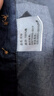 立蒙（LIMENG）純棉牛仔襯衫男休閑牛仔上衣寬松水洗長(zhǎng)袖襯衣 藍(lán)色 43  曬單實(shí)拍圖