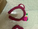草莓熊毛絨束發(fā)帶女洗臉?lè )竺婺?zhuān)用束發(fā)帶可愛(ài)小熊防滑發(fā)捆發(fā)箍 草莓熊2件套-發(fā)箍+發(fā)帶 曬單實(shí)拍圖